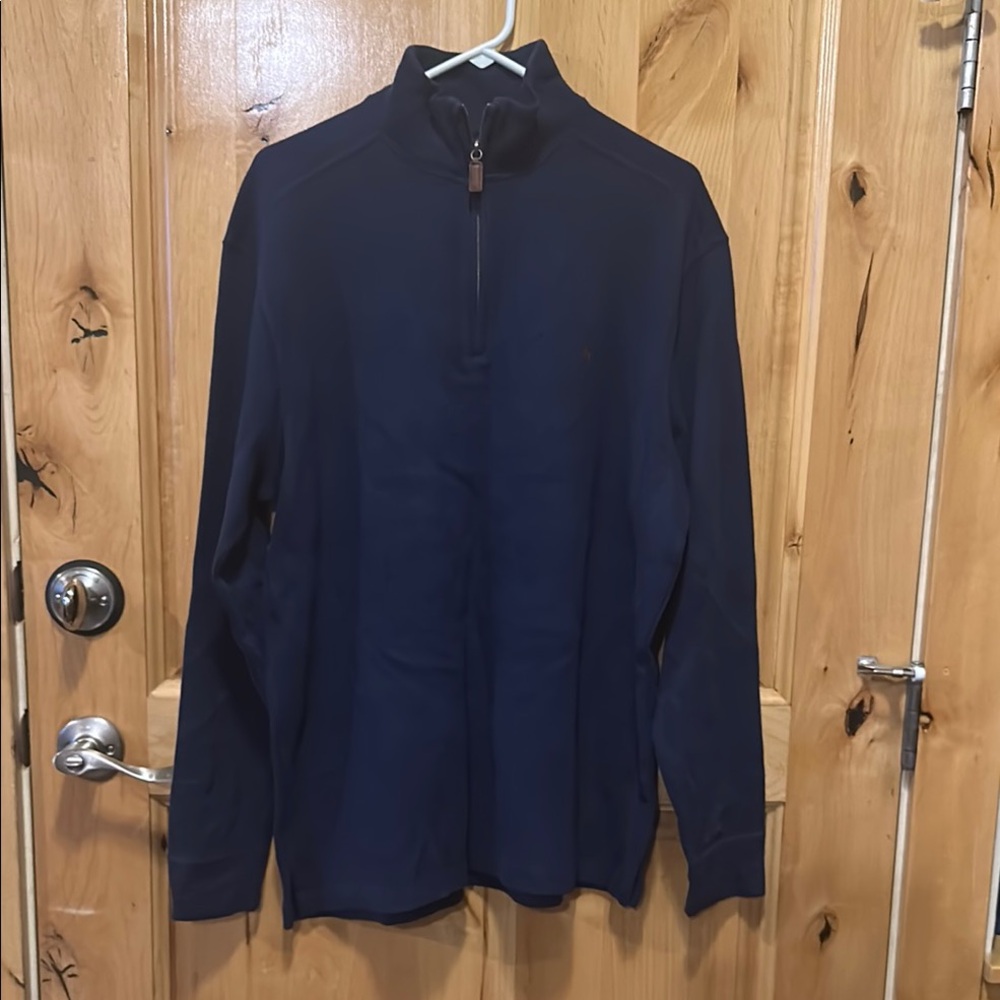 Ralph Lauren Blue 1/4 Zip Up Sweatshirt